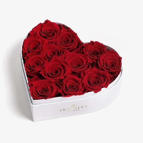 luxury i love you mom flower bouquets saint valentines Mother's day shape heart box chocolate package gift box