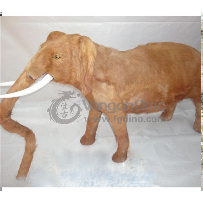 Custom Animatronic Theme Park World Mammoth Animatronic Model