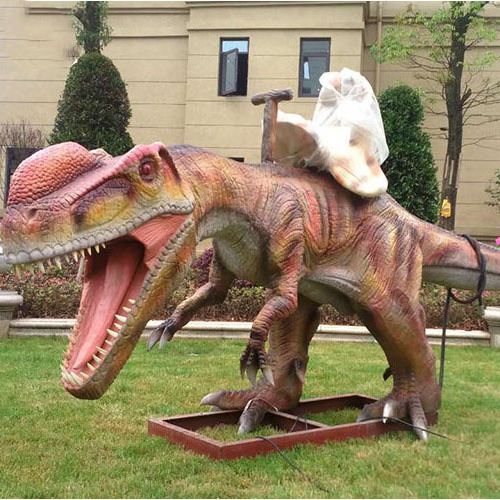 Customized Dinosaur Animatronic Model Attractive Real Size Dino for Sale