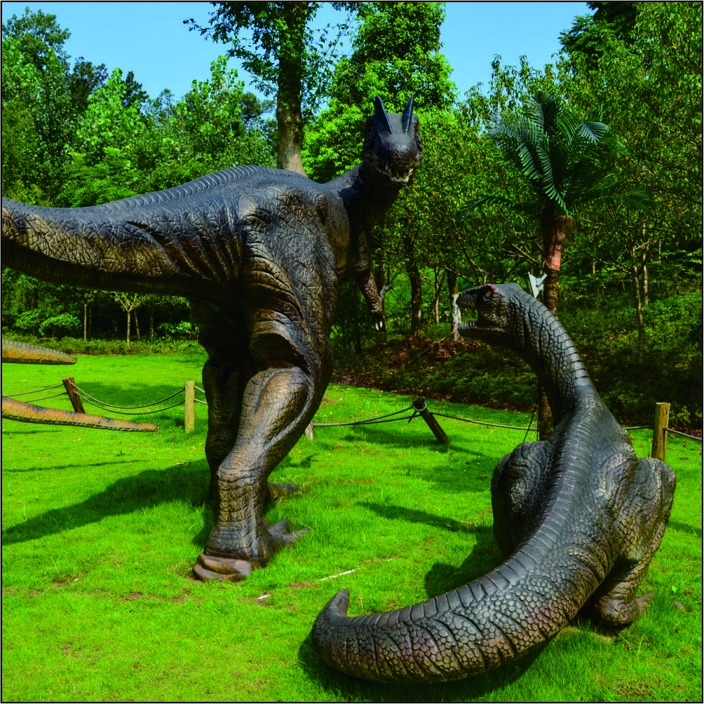 Animatronic Amusement Equipment Dinosaurs Outdoor Animal Playground Model