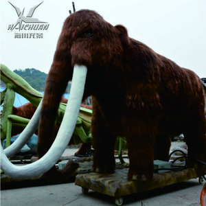 Custom Animatronic Theme Park World Mammoth Animatronic Model