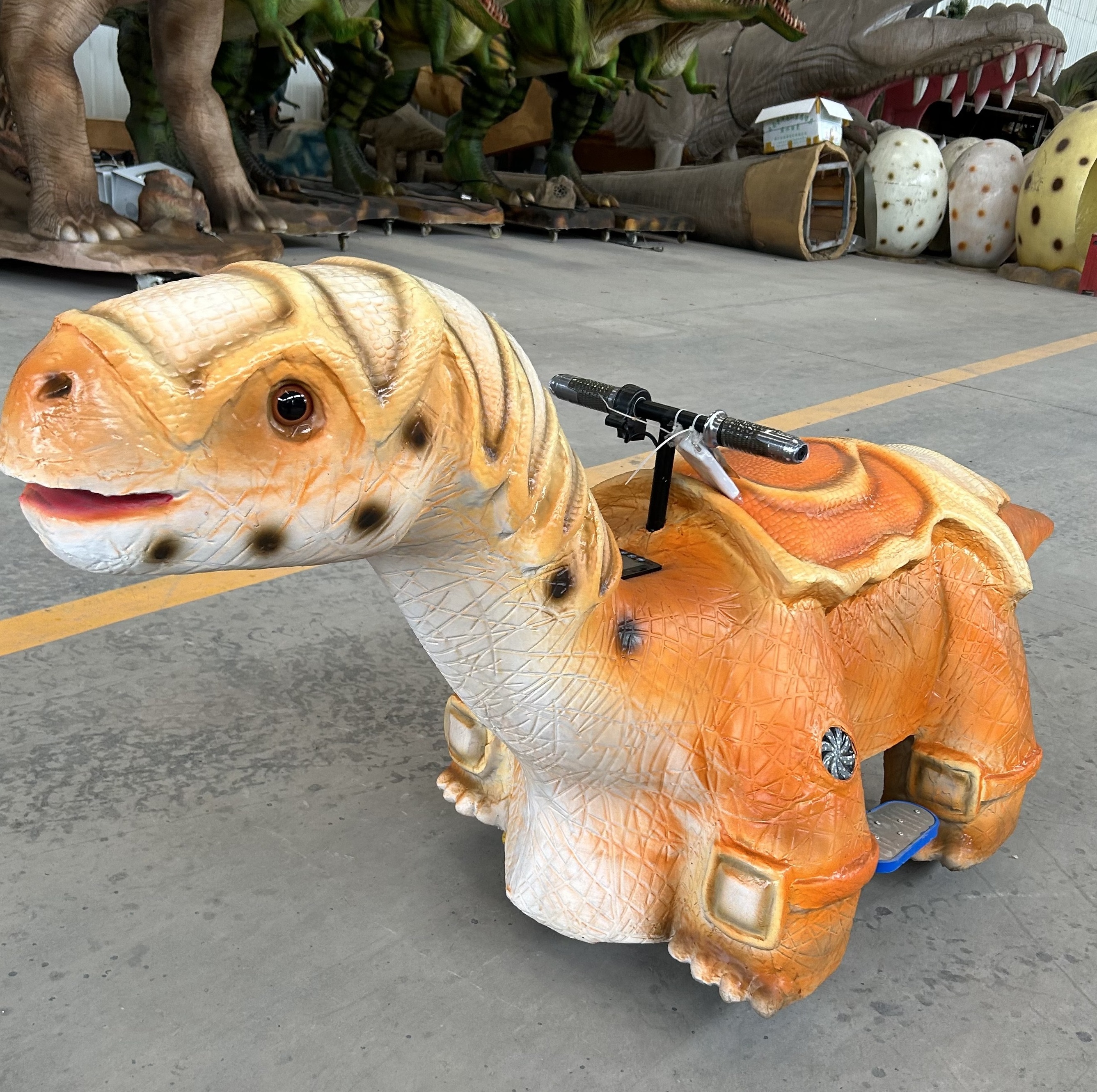 Children's Double Seats Animals Ride  Dinosaur Cars Electric Scooters