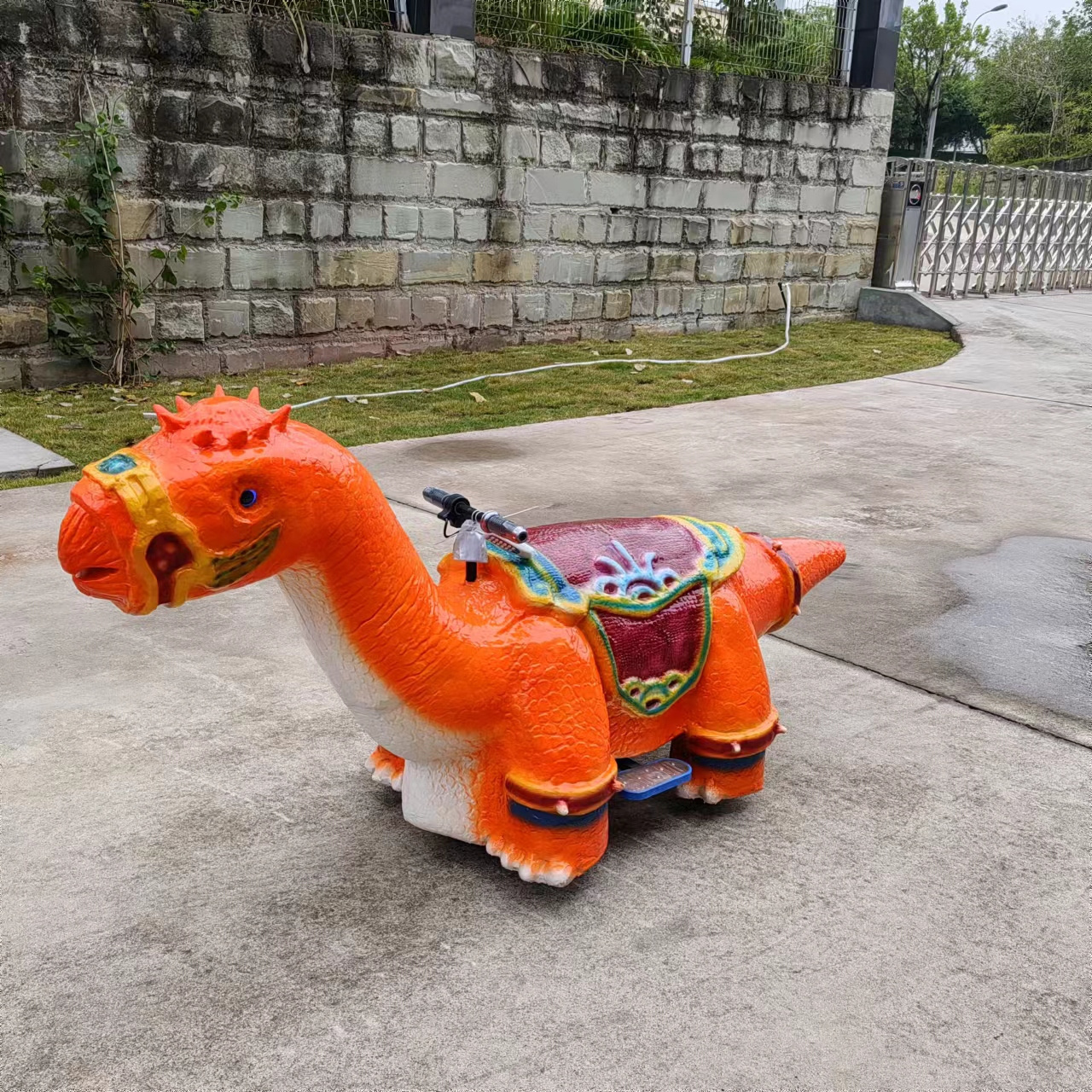 Children's Double Seats Animals Ride  Dinosaur Cars Electric Scooters