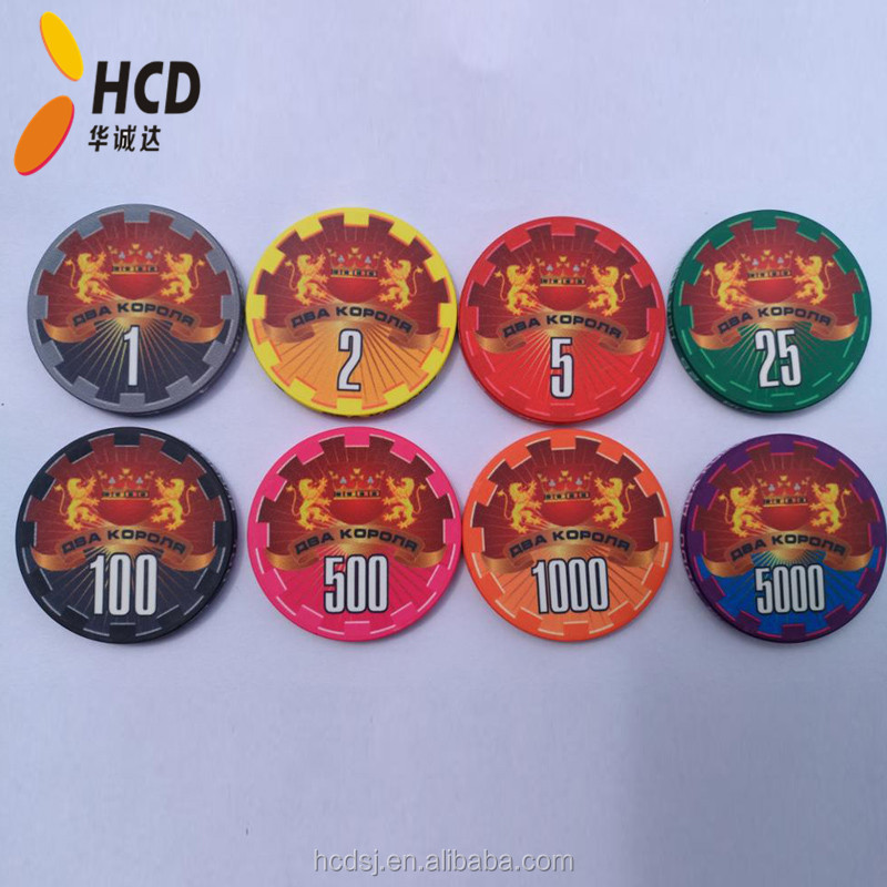 Anti-Impact Material 10g  Ceramic Custom Poker Chips