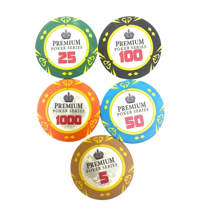 chips factory  supply 2 tones 13.5G casino clay sticker chips,Custom poker chips