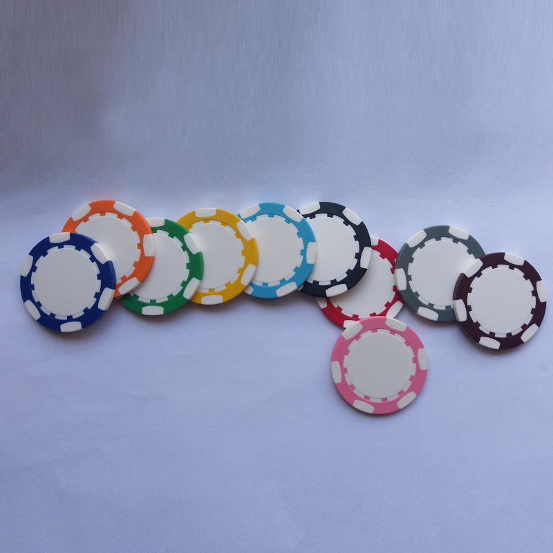 Chip factory supplies plastic chips coins golf chips round tokens can be customized