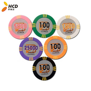 Luxury Custom Casino Name Poker Chips Gold Grand Blackjack Gambling Chips used poker chips for sale