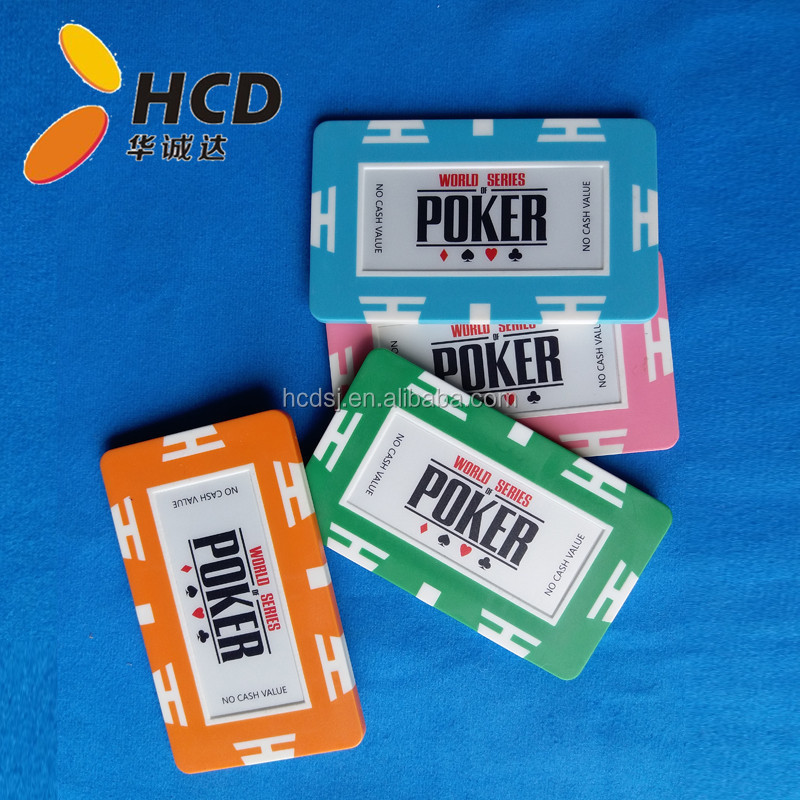 Clear poker chips Square chips,Custom poker chips casino with your number ABS token