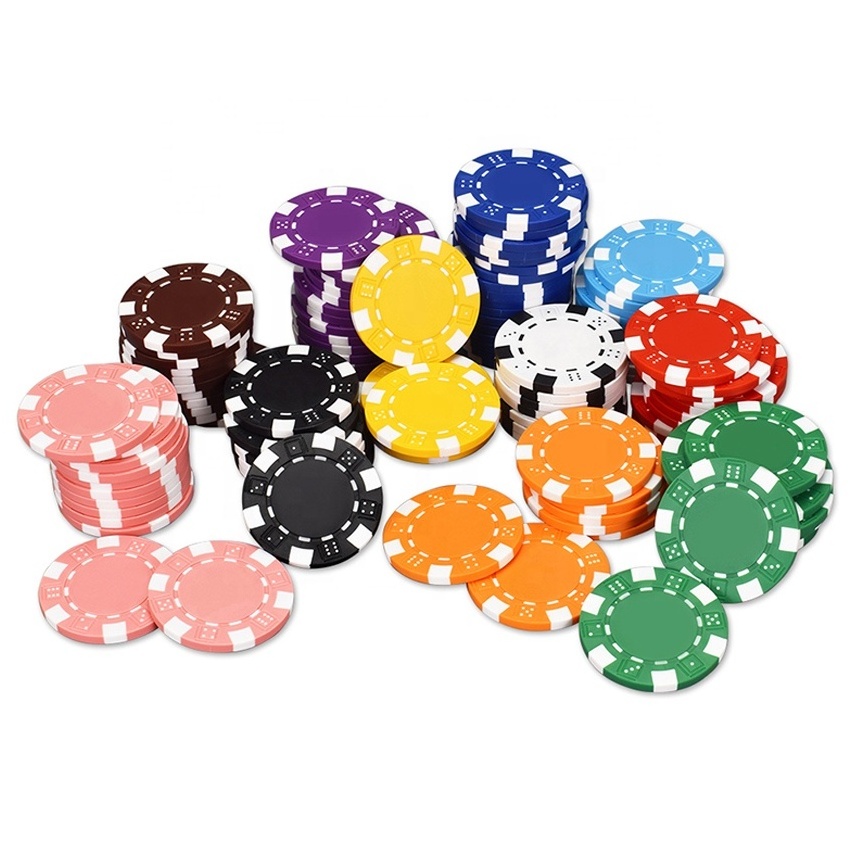 TWO color 7.5G clay roulette poker chip,