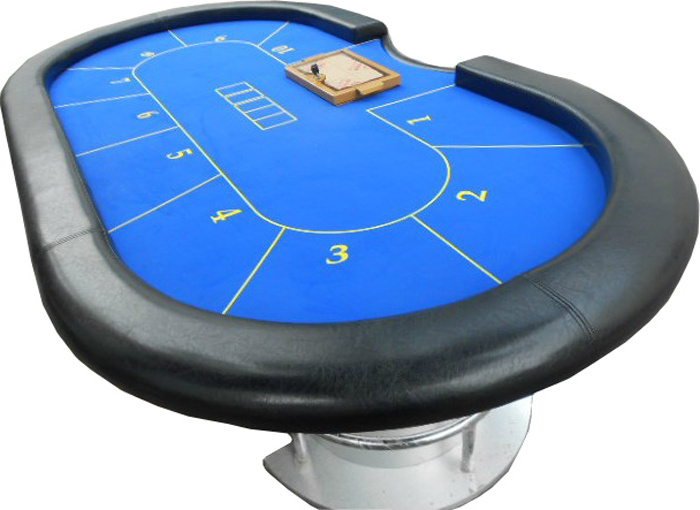 84 Inch Speed Cloth Poker Table With Heat Sublimation Custom Printing