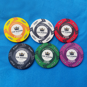 Anti-Impact Material 10g  Ceramic Custom Poker Chips