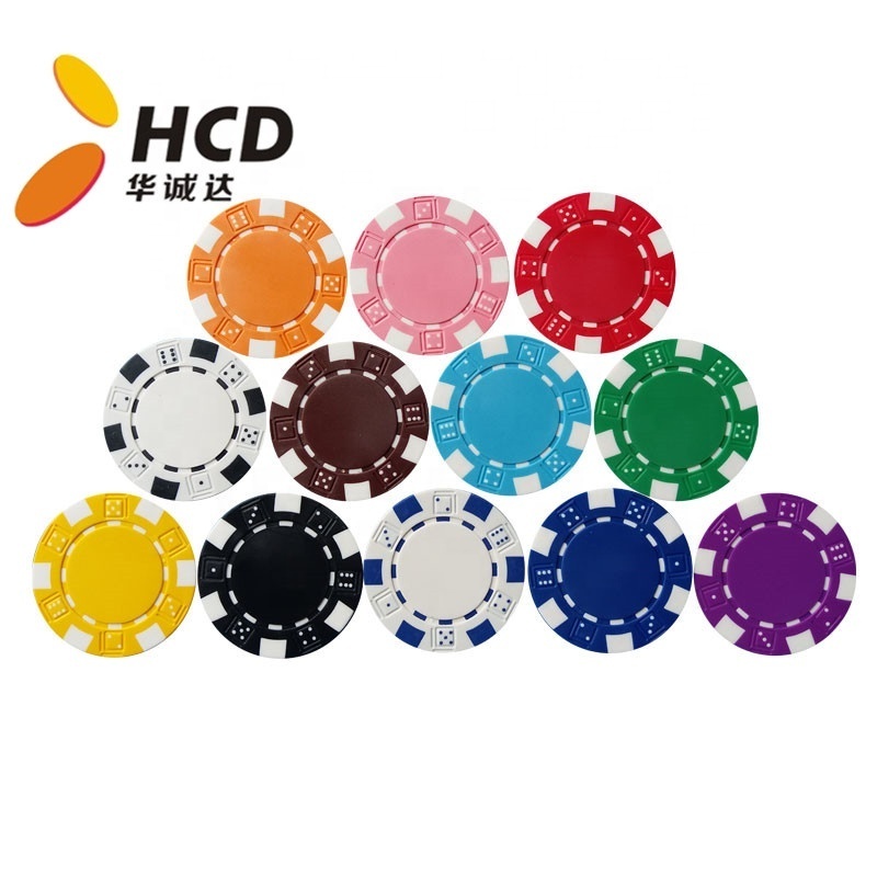 TWO color 7.5G clay roulette poker chip,