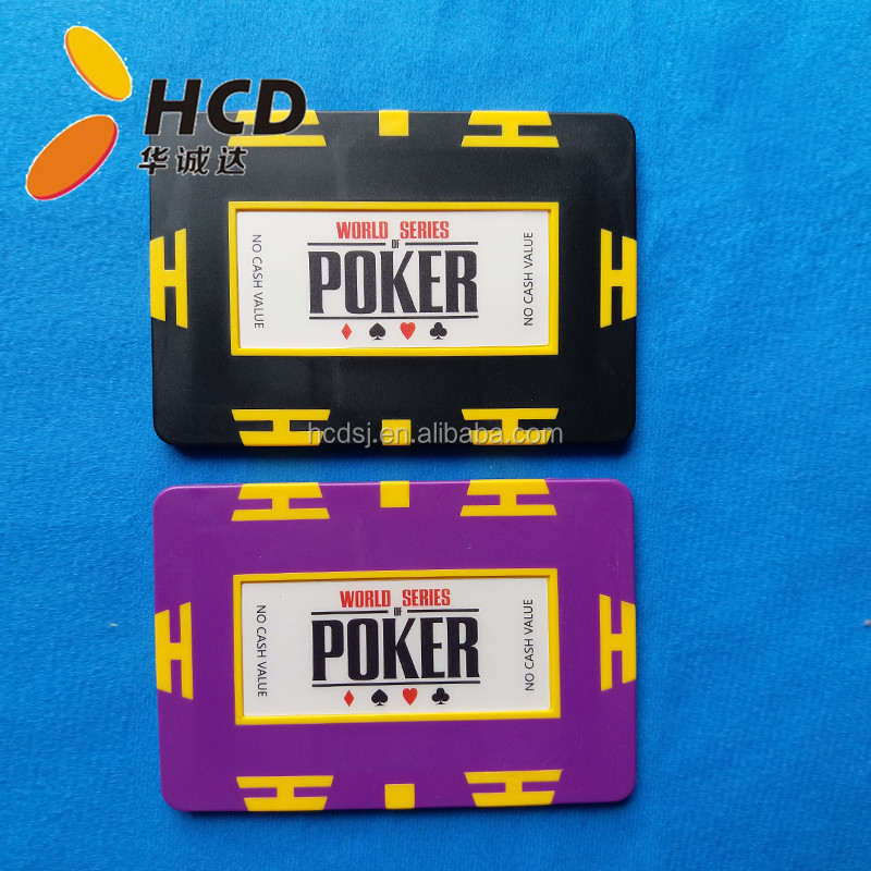 Clear poker chips Square chips,Custom poker chips casino with your number ABS token