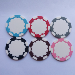 Chip factory supplies plastic chips coins golf chips round tokens can be customized