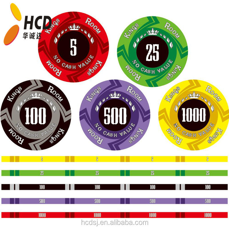 Anti-Impact Material 10g  Ceramic Custom Poker Chips