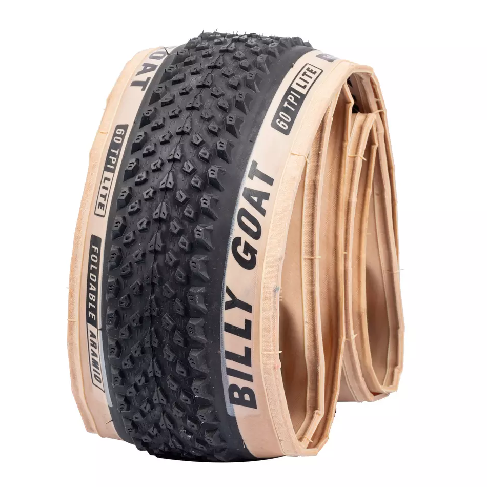 Wenda Wear Resistant Folding Tire 27.5/29*2.1 2.25 Bike Tyre for Road Yellow Skinwall 60TPI Tires