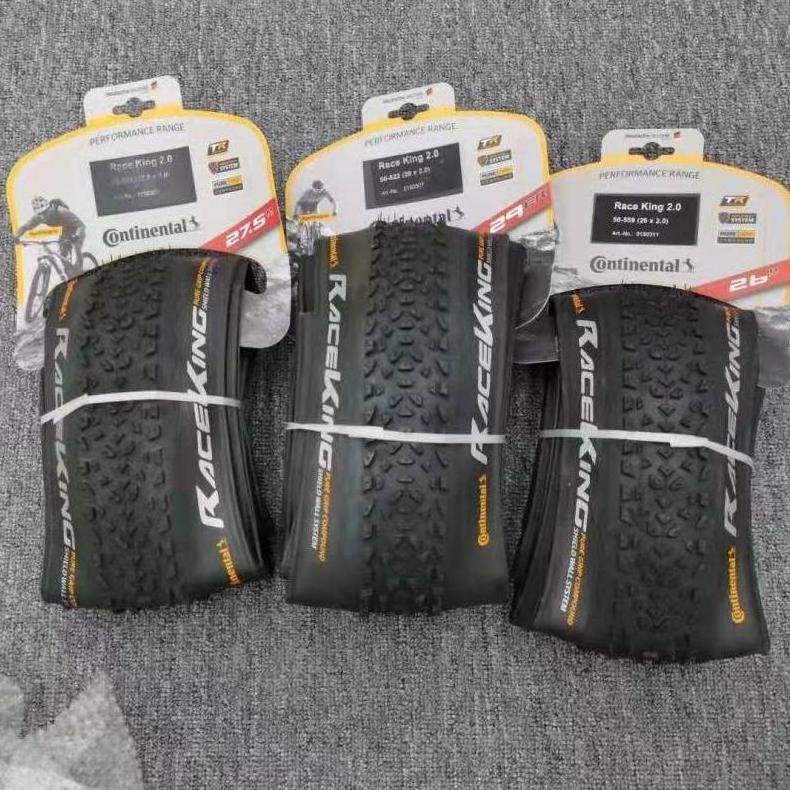 Continental MTB white/yellow Race King 26 27.5 29x2.0-2.2 Tires Anti Puncture 180TPI Mountain Folding Bike Tire Tyre