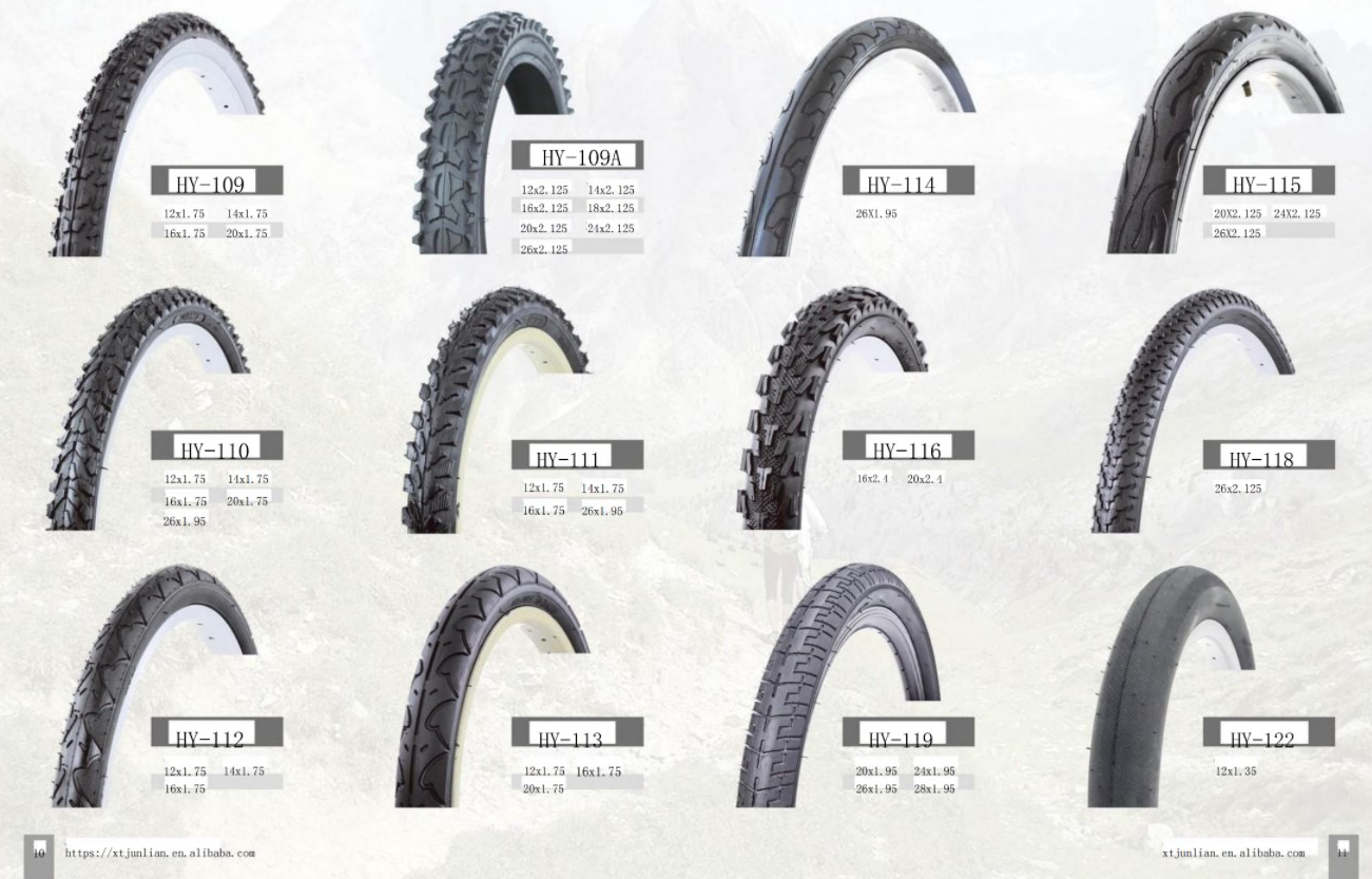 Unique design camouflage tires for all kinds of s and e-bikes in various sizes