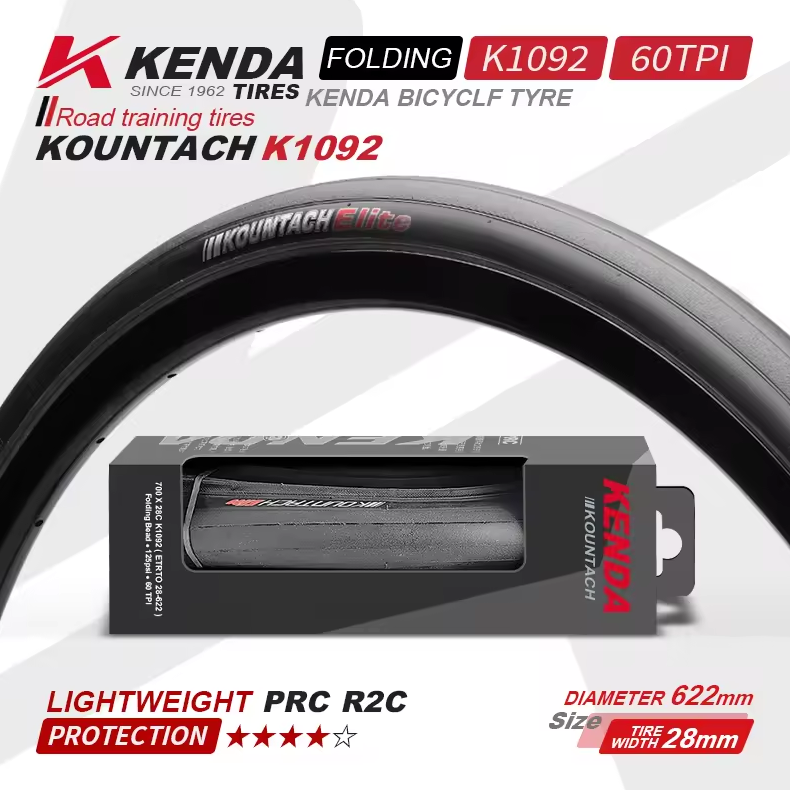 K1092 Llanta Kenda Tire Tyres 700*23C/25C/28C Road Bike Parts Cycle Lightweight Anti-stab Outer Tube Tires