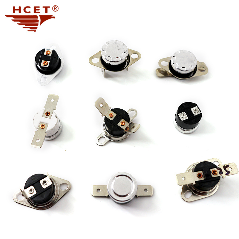 HCET Ksd 301 temperature switch 250v 10a bimetal thermal switch thermostat for heating floor