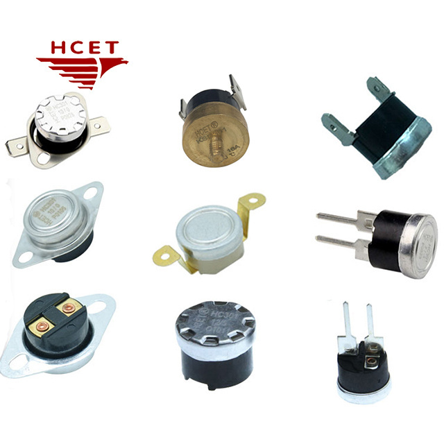 HCET Ksd 301 temperature switch 250v 10a bimetal thermal switch thermostat for heating floor