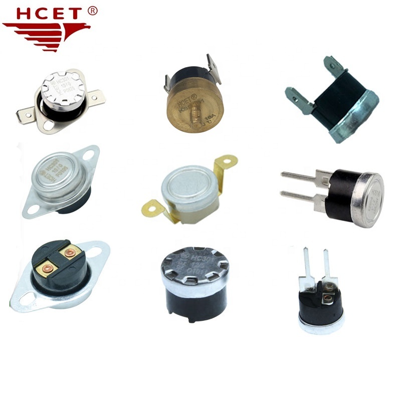 HCET KSD302 Bimetallic Large Current  250V 10A Thermostat Switch Ksd302 Temperature Control For Household Electric