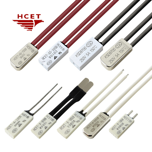 HCET High quality bimetallic  thermal shutoff switch bimetal  thermal limit  switch 150C