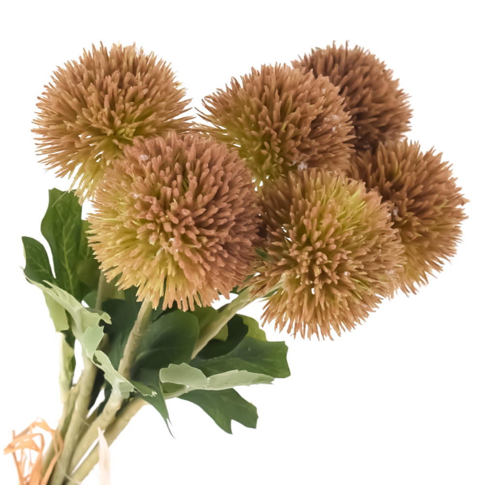 HuiCai artificial flowers wedding handhold dandelion bouquet simulation flower decor