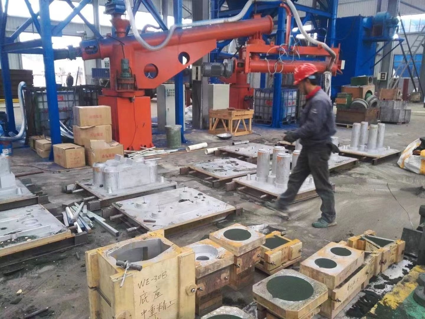 HOT PRODUCTION foundry machinery sand coated with Furan resin for sand molds of metal castings