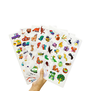 Customized food-grade silicone TPE stickers are waterproof washable and reusable  traceless and removable without leaving glue