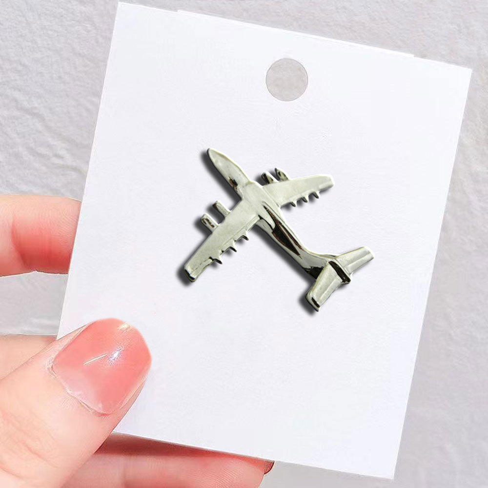 Wholesale Bulk 3d air Plane Lapel Pin Metal Badge Manufacture Metal Hard Enamel Pins Custom Enamel Pin