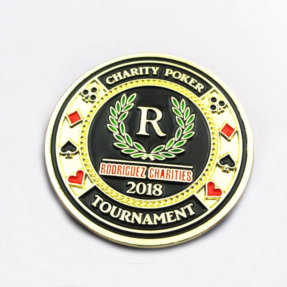 High Quality Custom Metal Chips Free Design Enamel Challenge Coin for Poker Metal Crafts