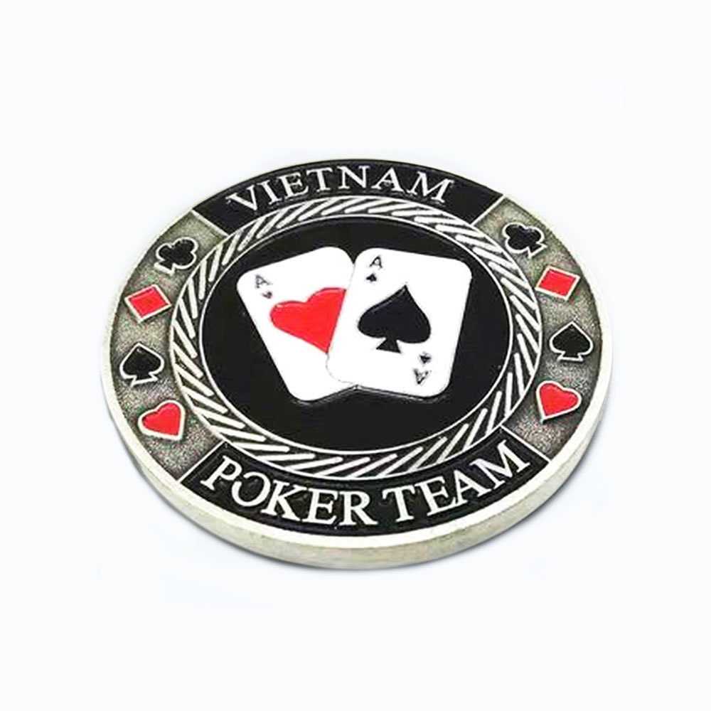 High Quality Custom Metal Chips Free Design Enamel Challenge Coin for Poker Metal Crafts