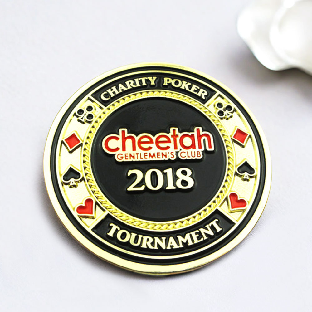 High Quality Custom Metal Chips Free Design Enamel Challenge Coin for Poker Metal Crafts