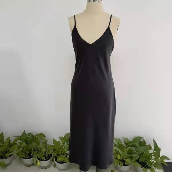 Most Popular Sexy Ladies  Women Silk Slip Dress