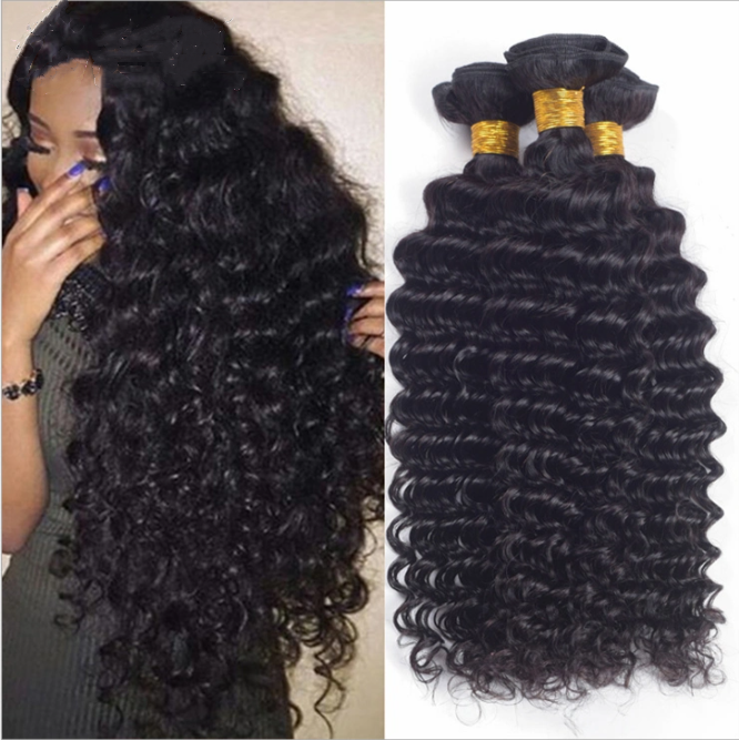 unprocessed single donor raw indian hair deep wave bundles human hair extension,free sample human hair bundle hong kong china