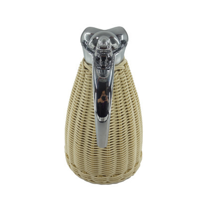 Food-grade Stainless Steel Thermal Carafe Rattan Wrapping Vacuum Flask thermos Coffee Kettle