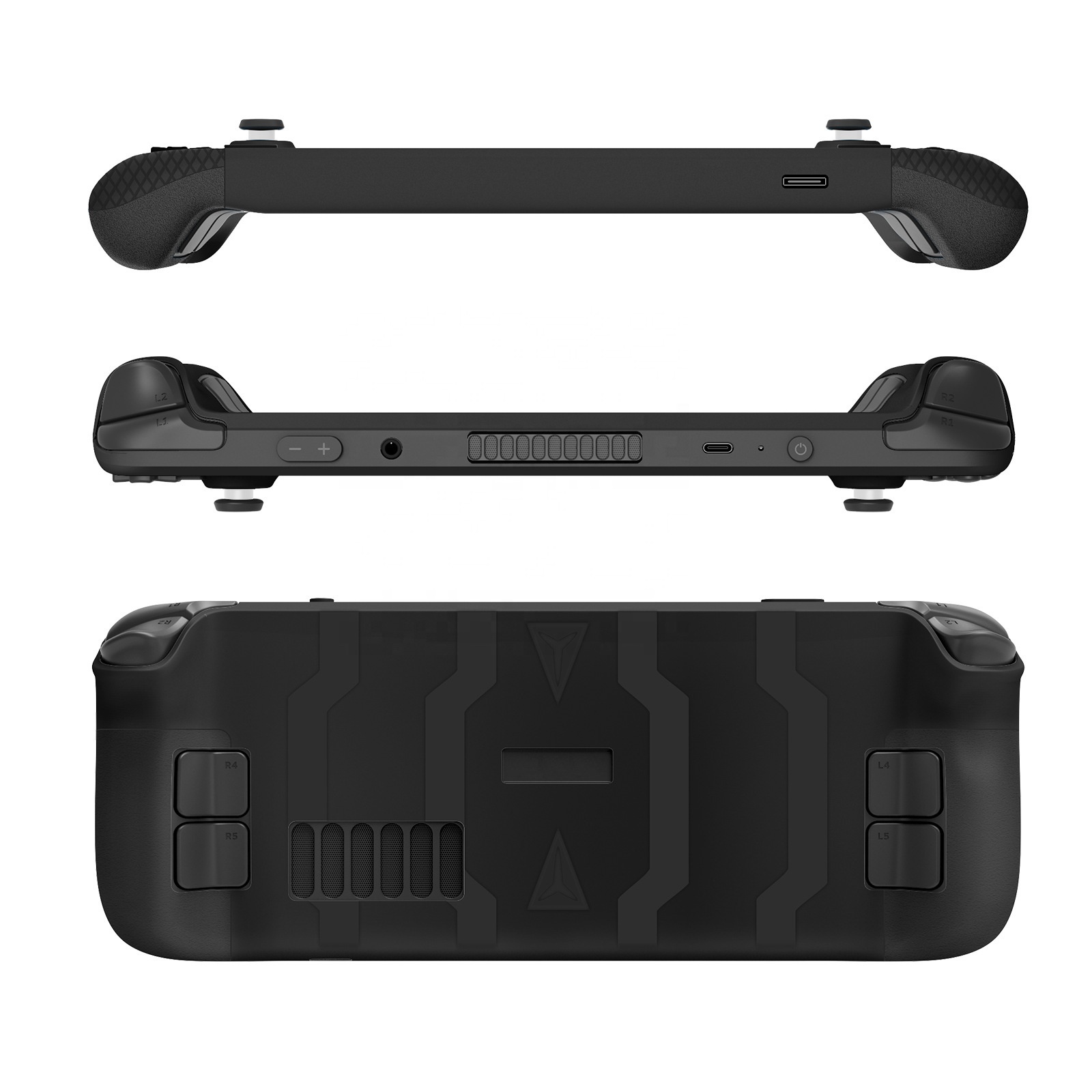 steamdeck shell case silicone protector cover for steam deck full protection anti-scratch skin