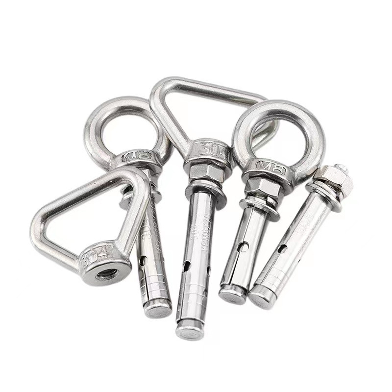 Lifting Eye Bolt with nut DIN580 582 stainless steel  eyebolt  SUS304 316 M3 M100