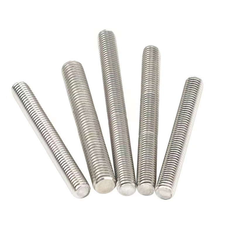 a2 din 975 m10 studs bolts thread rod in 304 316 stainless steel SS fasteners screw