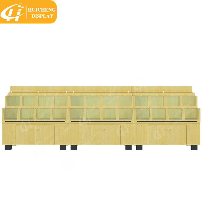 Customized Supermarket Shelves Storage Shelves Gondolas Snack Display Shelf