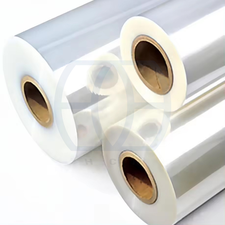 for Labels Glossy BOPP Adhesive Coated cold laminating film roll