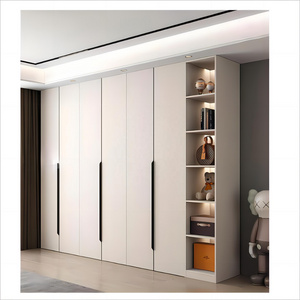 Melamine Material Modern bedroom wardrobe Cabinet Multi-functional Armoire furniture wooden almirah designs for office