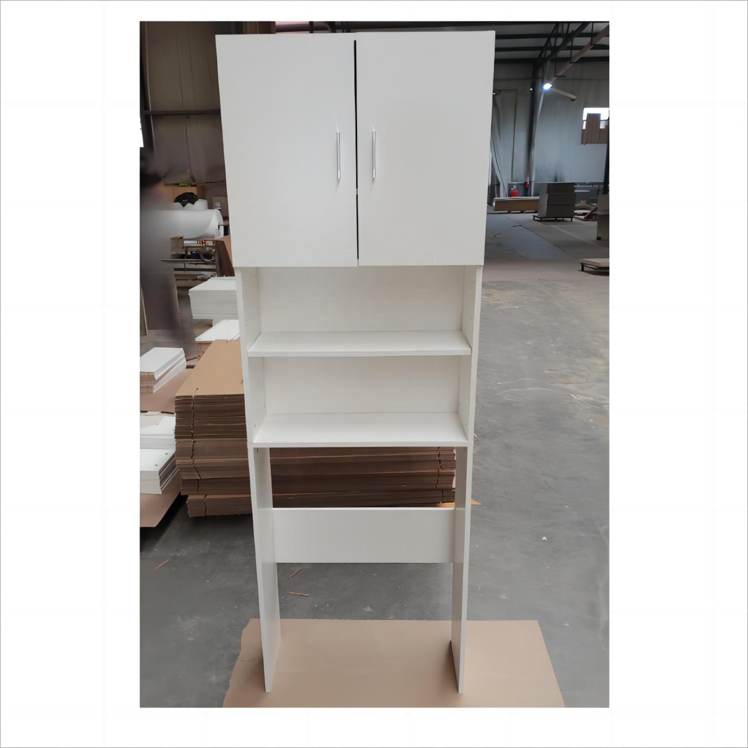 Factory Wholesale Customized Simple Save Space Wooden Bathroom Furniture With Doors Durable Bathroom Cabinet For Bathroom