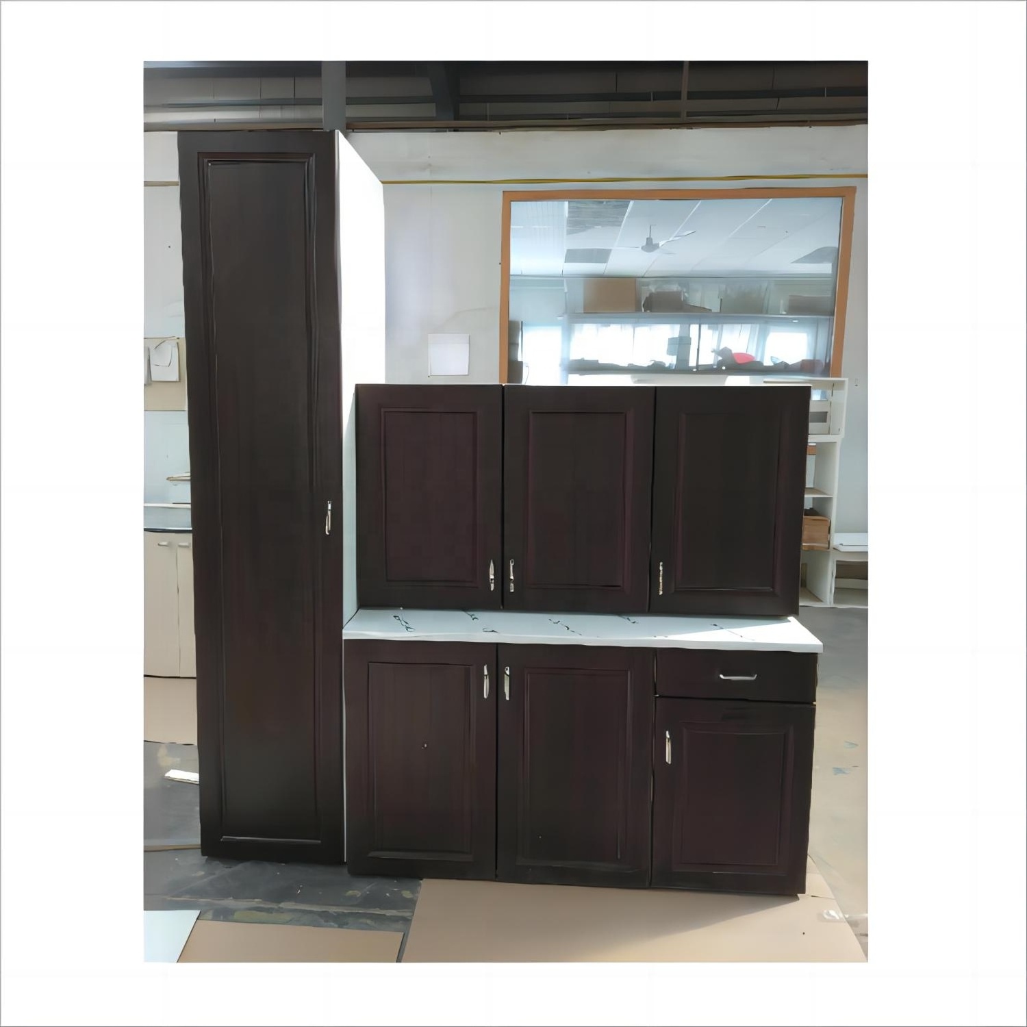 Wholesale kitchen cabinet shaker style kitchen Cabinet remodel with kitchen cabinet pantry design