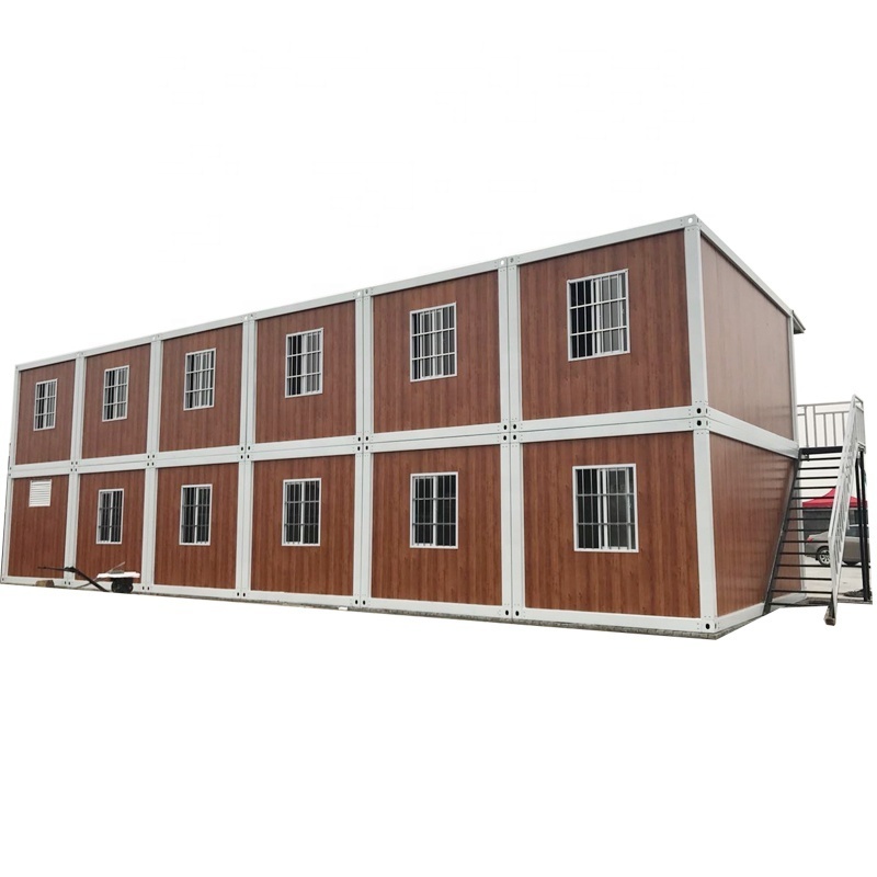 cheap japan 20ft prefab a steel frame wood grain container house modern kits