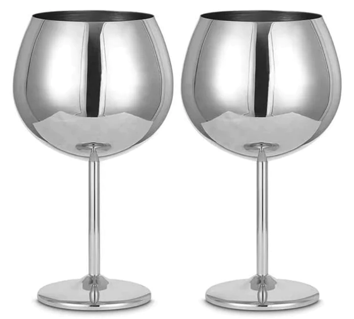 Unbreakable Wine Glasses for Wedding Stainless Steel Wine Glass Martini Champagne