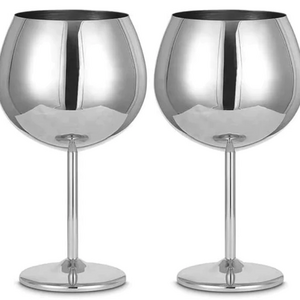 Unbreakable Wine Glasses for Wedding Stainless Steel Wine Glass Martini Champagne