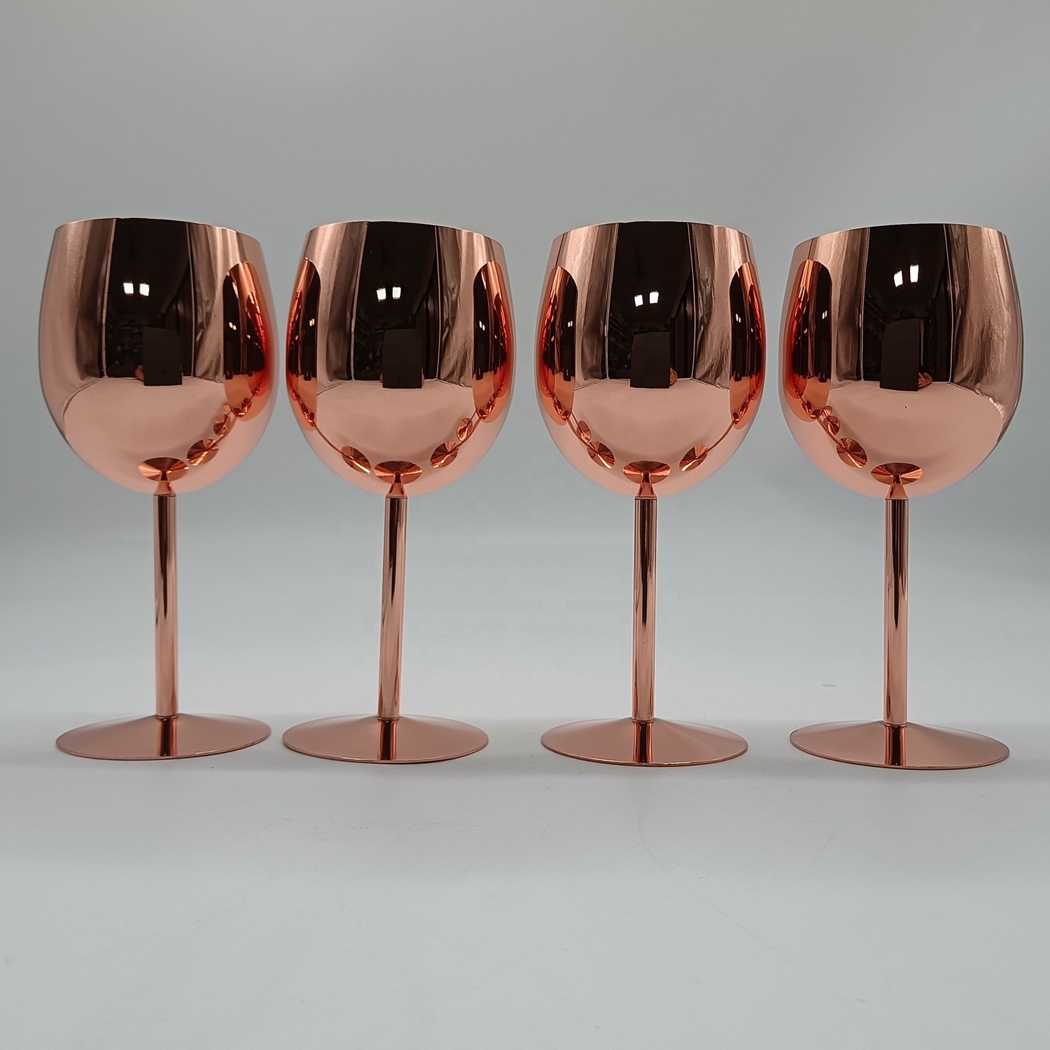 Stainless Steel Wine Glasses Metal Goblet Unbreakable Portable Wine Goblet Stemmed Champagne Red Wine Stemmed Metal Glass