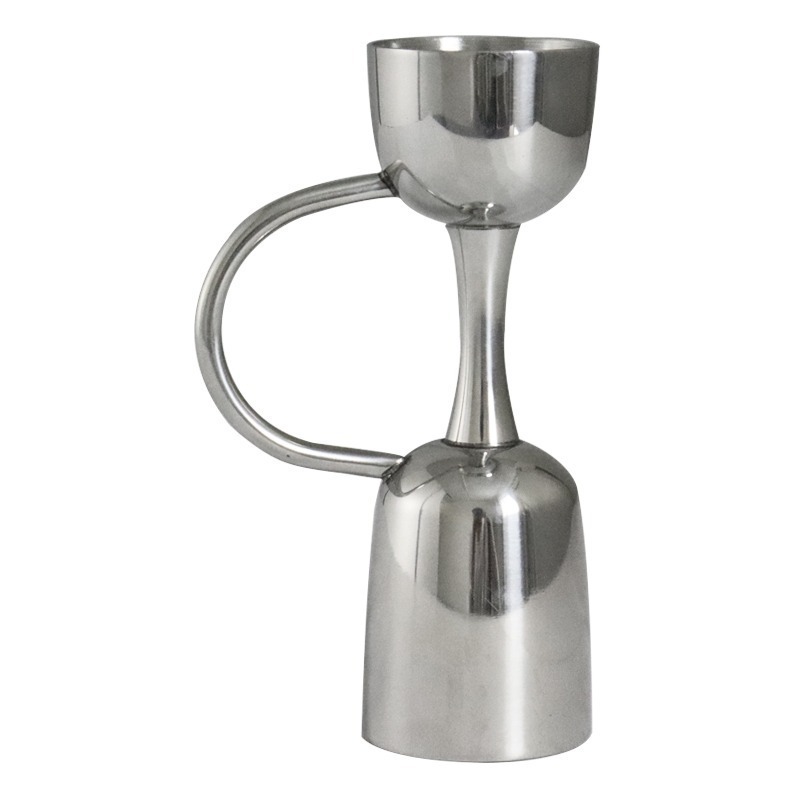 304 Stainless Steel Double Head Wine Mixer With Handle Is Not Easy To Break Jigger